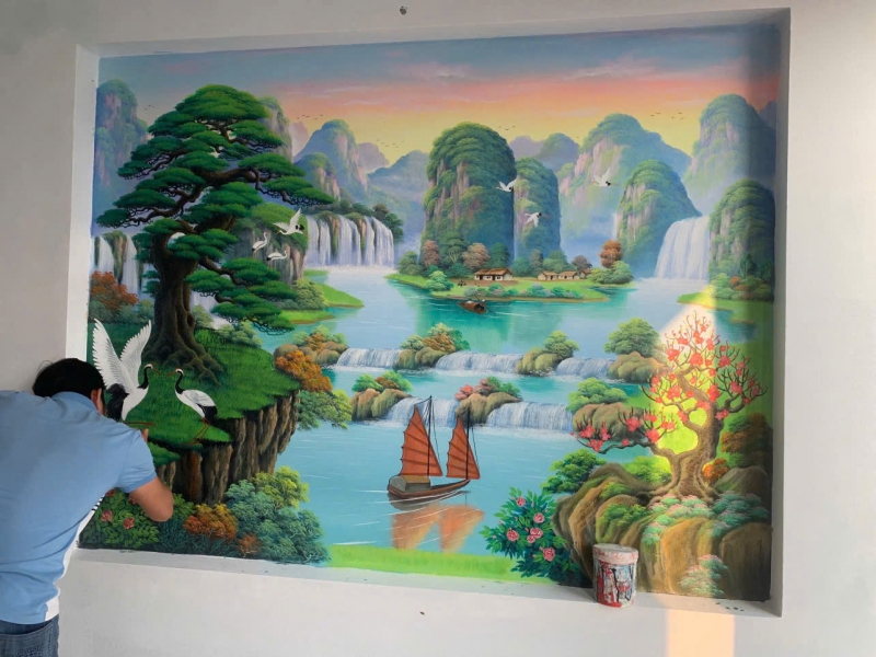 Tranh vẽ thuận buồm xuôi gió (3)